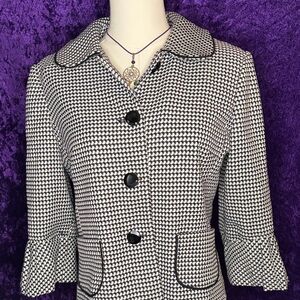 Stylish Black and White Women's Jacket